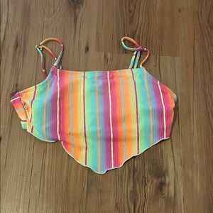 Arizona Jean Company Colorful Striped Swim Camisole